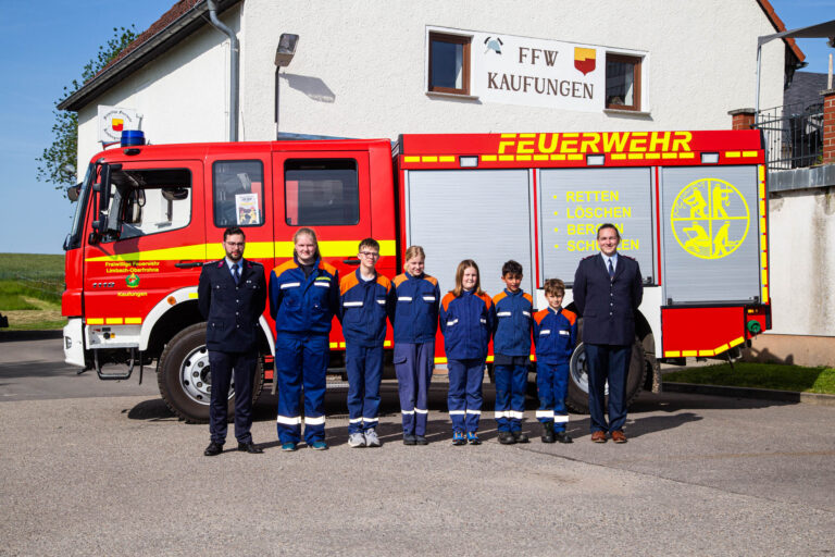 135 jahre ffw kaufungen 60jahre jugendfeuerwehr